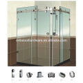 180 système de porte coulissante en verre degrss pour salle de douche
